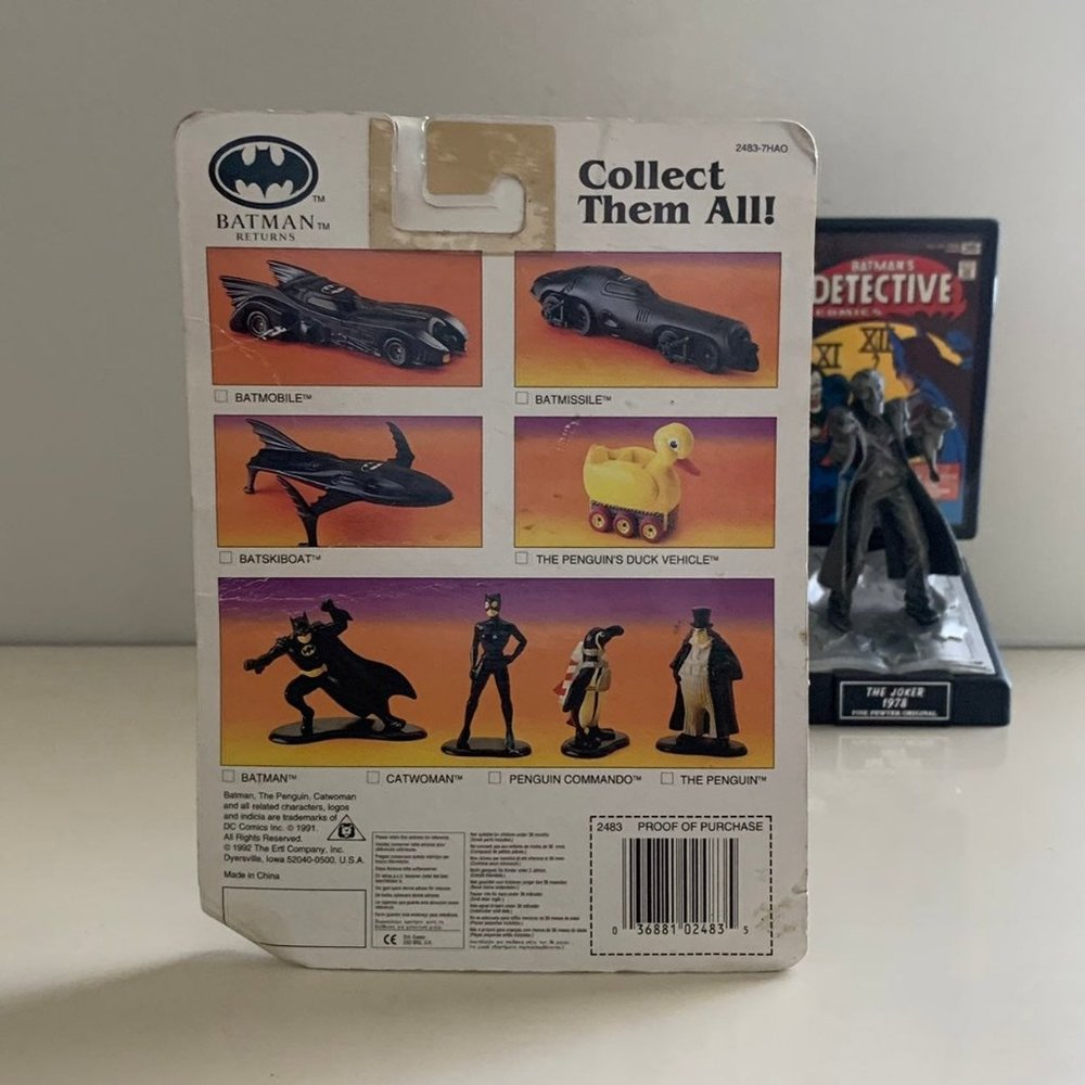 🚫SOLD•E🅱️🅰️Y🚫 DC Comics Joker Statue & The Penguin Die-Cast Metal - Picture 6 of 7